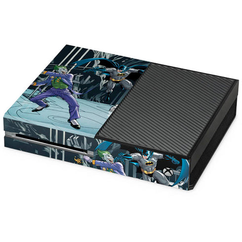 DC Comics The Joker vs Batman Art Xbox One Console Skin